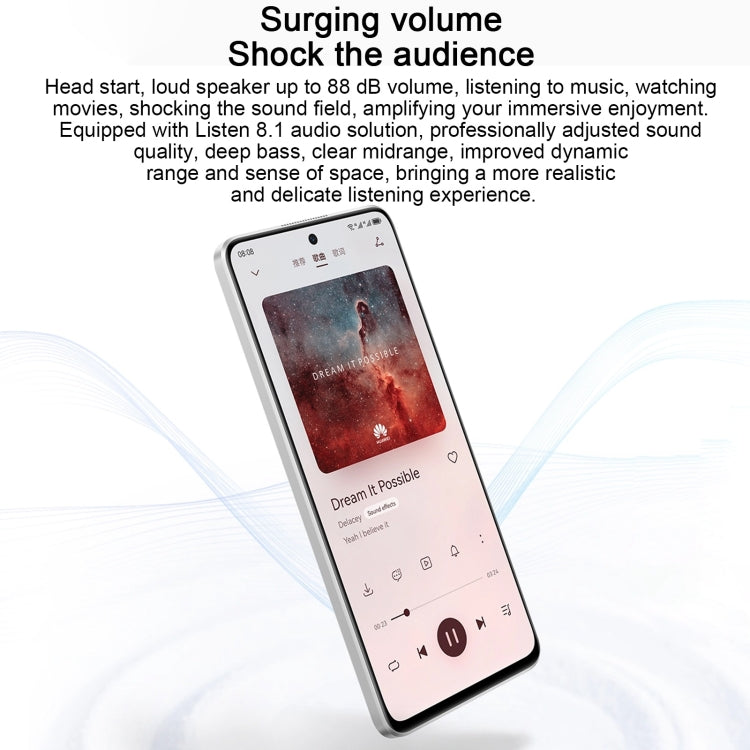 Dual Back Cameras, Side Fingerprint Identification, 5000mAh Battery, 6.8 inch HarmonyOS 3.0 Qualcomm Snapdragon 680 Octa Core, Network: 4G, OTG, Not Support Google Play, 256GB
