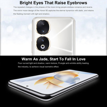 Triple Back Cameras, Screen Fingerprint Identification, 6.7 inch Magic UI 7.1 Android 13 Qualcomm Snapdragon 7 Gen 1 Accelerated Edition Octa Core up to 2.5GHz, Network: 5G, OTG, NFC, Not Support Google Play, Honor 90 5G 12GB+256GB