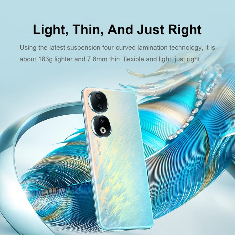 Triple Back Cameras, Screen Fingerprint Identification, 6.7 inch Magic UI 7.1 Android 13 Qualcomm Snapdragon 7 Gen 1 Accelerated Edition Octa Core up to 2.5GHz, Network: 5G, OTG, NFC, Not Support Google Play, Honor 90 5G 12GB+256GB