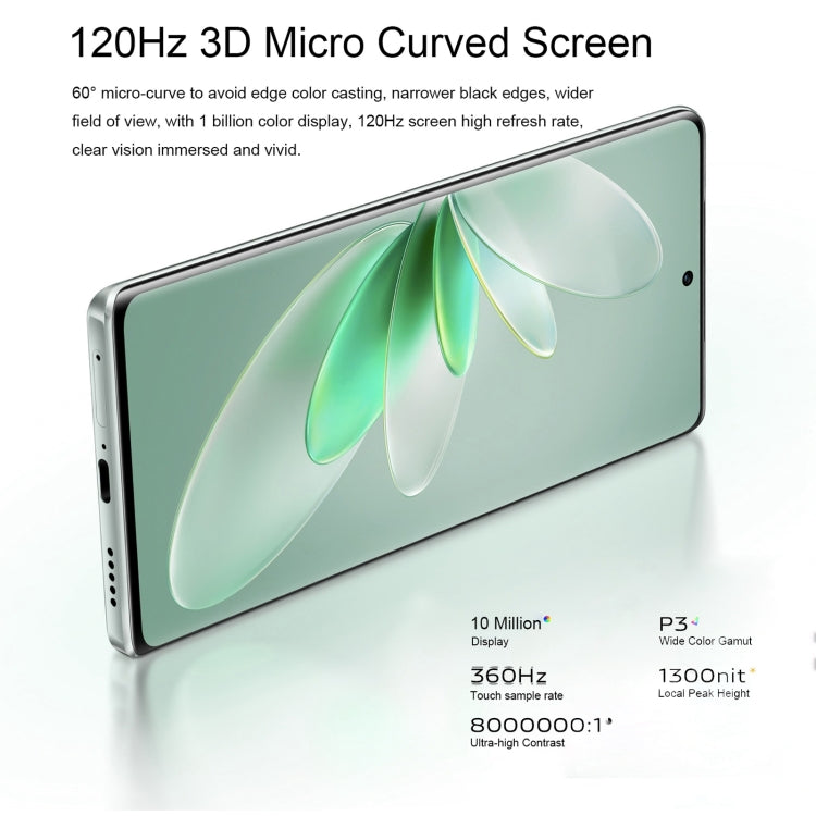 Triple Back Cameras, Srceen Fingerprint Identification, 4600mAh Battery, 6.78 inch Android 13 OriginOS 3 Qualcomm Snapdragon 870 Octa Core up to 3.2GHz, OTG, NFC, Network: 5G, 8GB+256GB