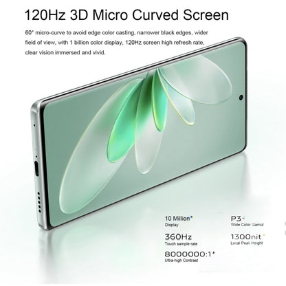 Triple Back Cameras, Srceen Fingerprint Identification, 4600mAh Battery, 6.78 inch Android 13 OriginOS 3 Qualcomm Snapdragon 870 Octa Core up to 3.2GHz, OTG, NFC, Network: 5G, 8GB+256GB