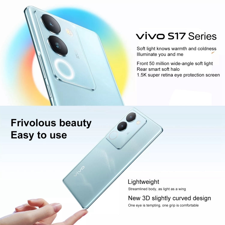 Triple Back Cameras, Srceen Fingerprint Identification, 4600mAh Battery, 6.78 inch Android 13 OriginOS 3 Snapdragon 778G+ Octa Core up to 2.5GHz, OTG, NFC, Network: 5G, 8GB+ 256GB
