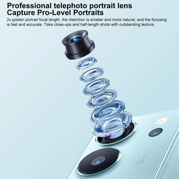 Triple Back Cameras, Srceen Fingerprint Identification, 4600mAh Battery, 6.78 inch Android 13 OriginOS 3 Dimensity 8200 Octa Core up to 3.1GHz, OTG, NFC, Network: 5G, 8GB+256GB