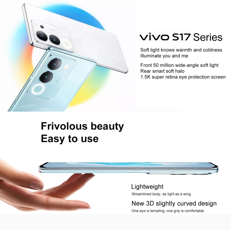 Triple Back Cameras, Srceen Fingerprint Identification, 4600mAh Battery, 6.78 inch Android 13 OriginOS 3 Dimensity 8200 Octa Core up to 3.1GHz, OTG, NFC, Network: 5G, 12GB+256GB