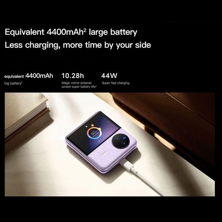 Dual Back Cameras, Side Fingerprint Identification, 4400mAh Battery, 6.74 inch + 3.0 inch Android 13.0 OriginOS 3 Qualcomm Snapdragon 8+ Gen1 Octa Core up to 3.0GHz, NFC, OTG, Network: 5G, 12GB+256GB