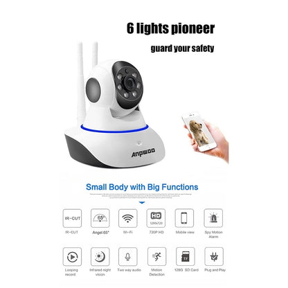 Anpwoo AP001 1.0MP 720P HD WiFi IP Camera, Support Motion Detection / Night Vision, AP001