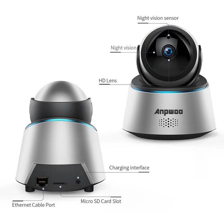 Anpwoo Astronaut 2.0MP 1080P 1/3 inch CMOS HD WiFi IP Camera, Support Motion Detection / Night Vision, Astronaut