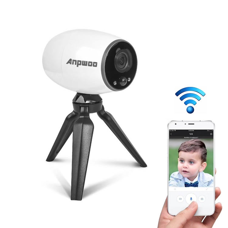 Anpwoo Cannon 1.3MP 960P 1/3 inch CMOS HD WiFi IP Camera With Tripod Holder, Support Motion Detection / Night Vision, Cannon