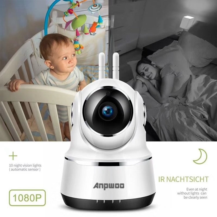 Anpwoo Guardian 2.0MP 1080P 1/3 inch CMOS HD WiFi IP Camera, Support Motion Detection / Night Vision, Guardian Black, Guardian White