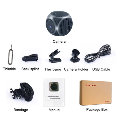 MD21 1080P HD Wireless Camera Sports Outdoor Home Computer Camera, Support Infrared Night Vision / Motion Detection, MD21