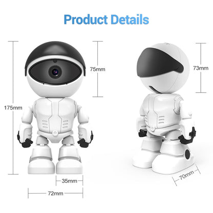 ESCAM PT205 HD 1080P Robot WiFi IP Camera, Support Motion Detection / Night Vision, IR Distance: 10m, EU Plug, PT205 EU Plug