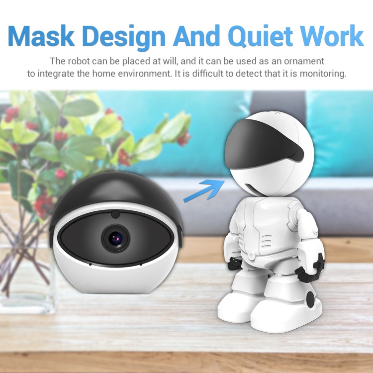 ESCAM PT205 HD 1080P Robot WiFi IP Camera, Support Motion Detection / Night Vision, IR Distance: 10m, EU Plug, PT205 EU Plug