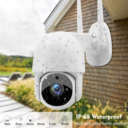 Tuya QX45 1080P Full HD IP65 Waterproof 2.4G Wireless IP Camera, Support Motion Detection & Two-way Audio & Night Vision & TF Card, AU Plug, Support Motion Detection