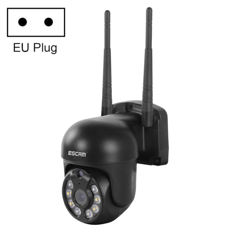 ESCAM WNK610 3.0 Million Pixels Wireless Dome IP Camera, Support Motion Detection & Two-way Audio & Full-color Night Vision & TF Card, EU Plug, WNK610