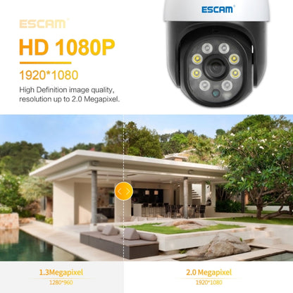 ESCAM PT207 HD 1080P WiFi IP Camera, Support Two Way Audio / Motion Detection / Night Vision / TF Card, PT207