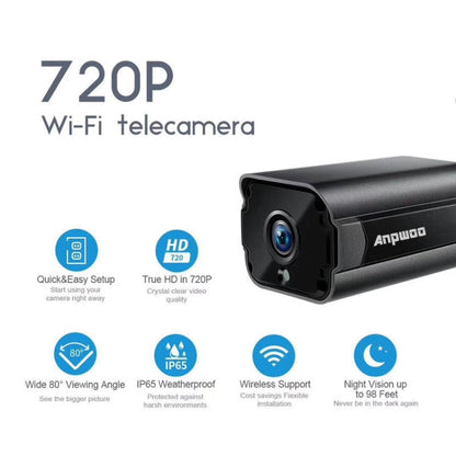 Anpwoo Paladin 720P HD WiFi IP Camera, Support Motion Detection & Infrared Night Vision & TF Card(Max 64GB), Paladin