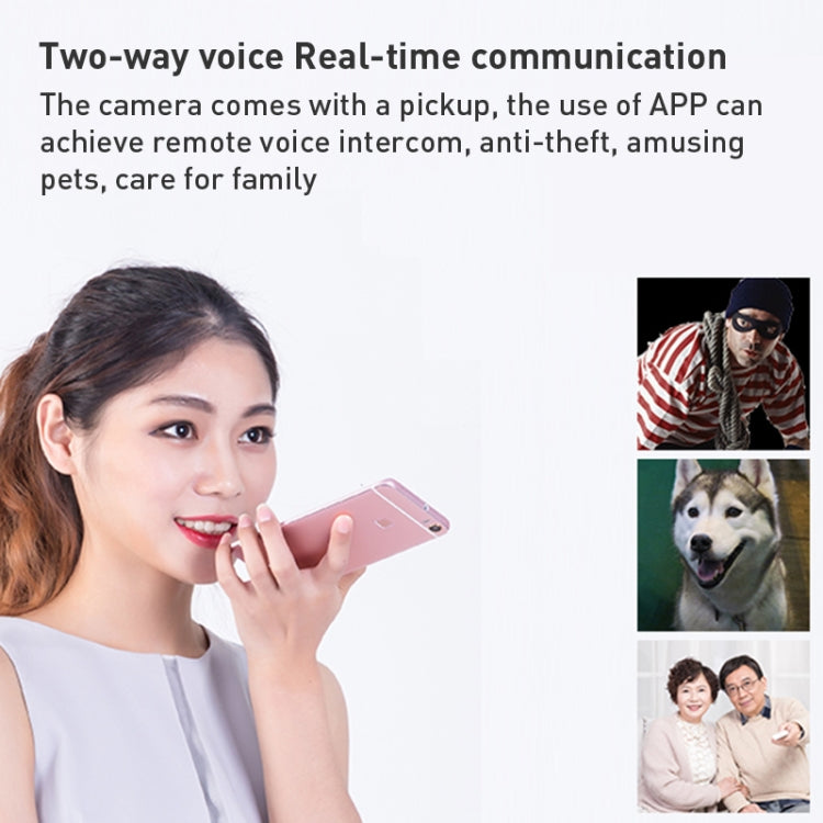 GH3 WiFi Smart Surveillance Camera with Magnet Mount, Support Night Vision / Two-way Audio, GH3 with Magnet Mount