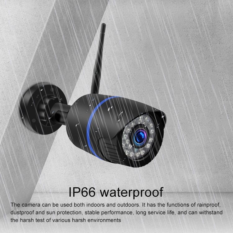 Q4 2.0 Million Pixels 1080P HD Wireless IP Camera, Support Motion Detection & Two-way Audio & Infrared Night Vision & TF Card, US Plug, Q4