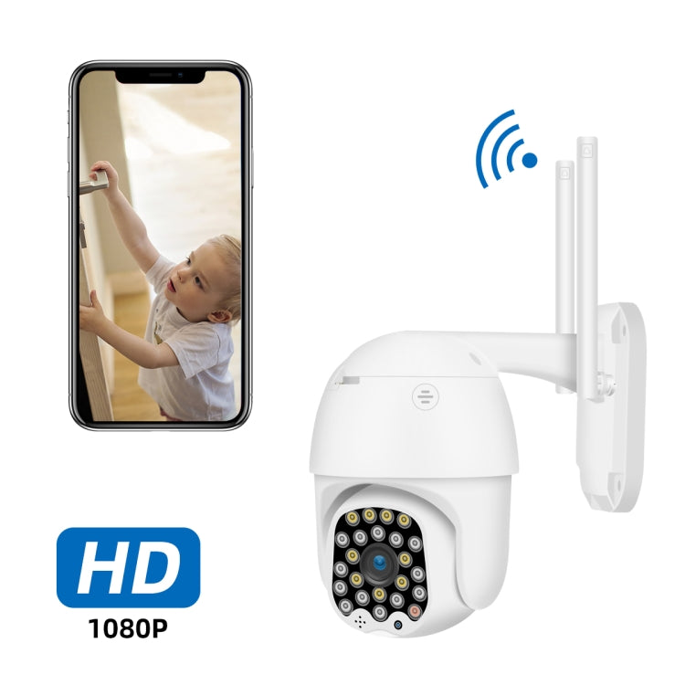 QX18 1080P HD WiFi IP Camera, Support Night Vision & Motion Detection & Two Way Audio & TF Card, AU Plug, QX18