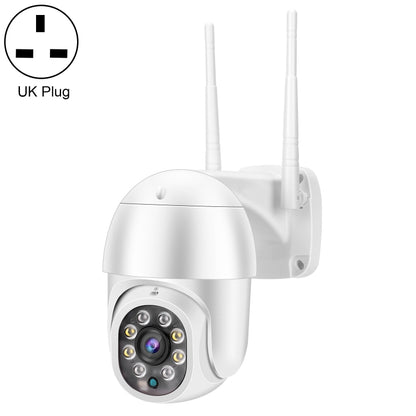 QX43-2 1080P 2.0MP Lens IP66 Waterproof PTZ Rotating WIFI Camera, Support Infrared Night Vision & Two-way Voice Intercom & Motion Detection & 128GB TF Card, AU Plug, QX43-2