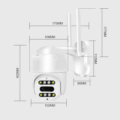 QX48 Pixels 1080P HD Wireless IP Camera, Support Motion Detection & Infrared Night Vision & TF Card, QX48