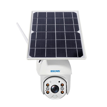 ESCAM QF480 US Version HD 1080P IP66 Waterproof 4G Solar Panel PT IP Camera with Battery, Support Night Vision / Motion Detection / TF Card / Two Way Audio, with Battery(US Version)