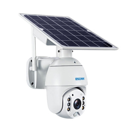 ESCAM QF480 US Version HD 1080P IP66 Waterproof 4G Solar Panel PT IP Camera with Battery, Support Night Vision / Motion Detection / TF Card / Two Way Audio, with Battery(US Version)