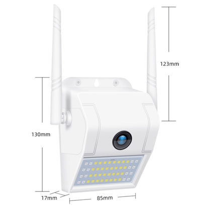 DP11 2 Megapixel IP66 Waterproof Wall Light Wireless IP Camera, Support Multiple Night Vision & Mobile Phone Remote Monitoring & Voice Intercom & Motion Detection / Alarm & 128GB Memory Card, DP11