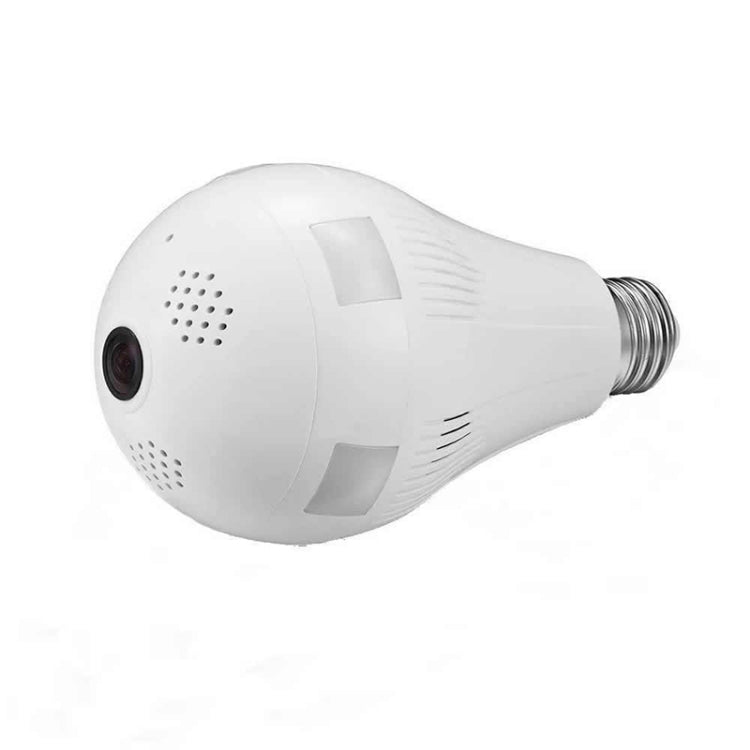 DTS-T3 1.44mm Lens 1.3 Megapixel 360 Degree Light Bulb Infrared IP Camera, Support Motion Detection & E-mail Alarm & TF Card & APP Push, IR Distance: 10m, DTS-T3