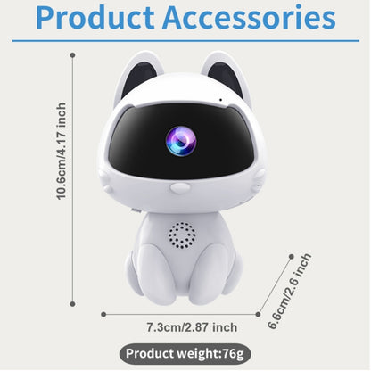 K9 Cute Pets Smart Home Camera, Support Night Vision & Two-way Voice & Motion Detection, K9