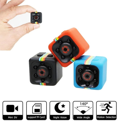 SQ11 Mini DV HD 480P 6 LEDs Sport Recorder Camera with Holder, Support Monitor Detection & IR Night Vision & TF Card, SQ11 480P 6 LEDs Blue, SQ11 480P 6 LEDs Red, SQ11 480P 6 LEDs Black