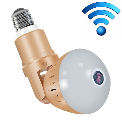 DP3 1.3 Megapixel Panoramic Universal Light Bulb Camera Mobile Phone Remote Installation Home Network HD Monitoring, 1.3 Megapixel Panoramic