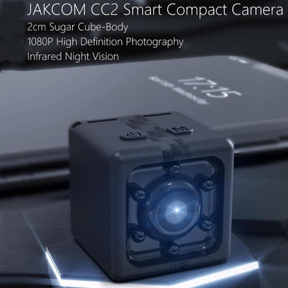 JAKCOM CC2 1080P HD Recorder Cube Smart Mini Camera, with Infrared Night Vision & Motion Detection, CC2