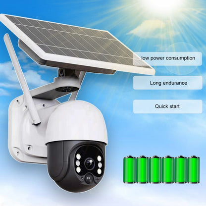 T23 2288 x 1288P Full HD Solar Powered WiFi Camera, Support PIR Alarm, Night Vision, Two Way Audio, TF Card, Include Battery