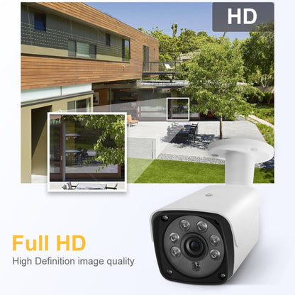 A4B3 / Kit 4CH 1080N Surveillance DVR System and 720P 1.0MP HD Weatherproof CCTV Bullet Camera, Support Infrared Night Vision & P2P & QR Code Scan Remote Access, A4B3 / Kit 4CH Black, A4B3 / Kit 4CH White