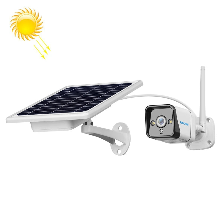 ESCAM QF320 HD 1080P 4G Solar Panel IP Camera, Support Night Vision & TF Card & PIR Motion Detection & Two Way Audio, without Battery