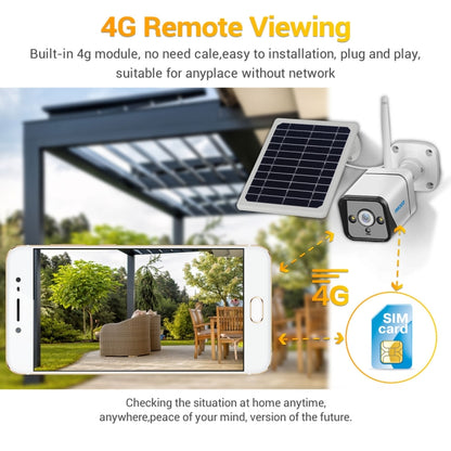 ESCAM QF320 HD 1080P 4G Solar Panel IP Camera, Support Night Vision & TF Card & PIR Motion Detection & Two Way Audio, without Battery