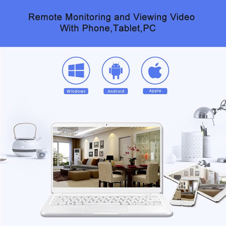 Anpwoo YT001 720P HD WiFi IP Camera with 6 PCS Infrared LEDs, Support Motion Detection & Night Vision & TF Card(Max 64GB), YT001