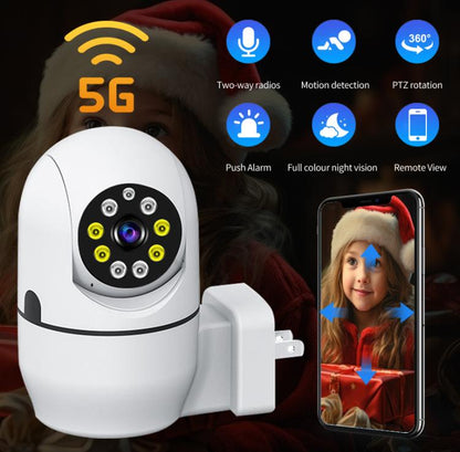 A11 WiFi Smart Home PTZ Webcam IP Camera Night Vision Monitor, A11 (US Plug), A11 (EU Plug)
