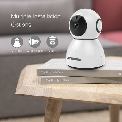 Anpwoo Snowman 1080P HD WiFi IP Camera, Support Motion Detection & Infrared Night Vision & TF Card(Max 64GB), Snowman