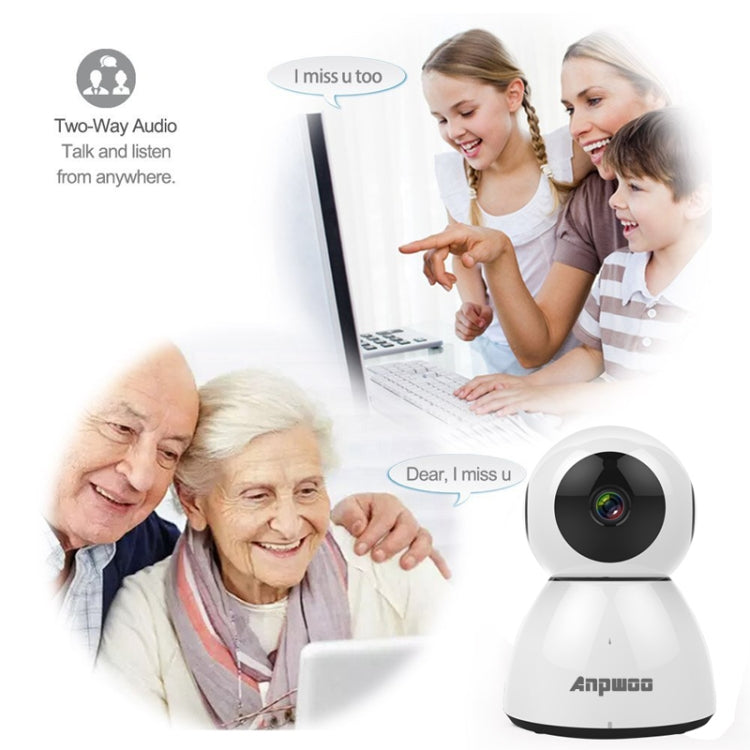 Anpwoo Snowman 1080P HD WiFi IP Camera, Support Motion Detection & Infrared Night Vision & TF Card(Max 64GB), Snowman