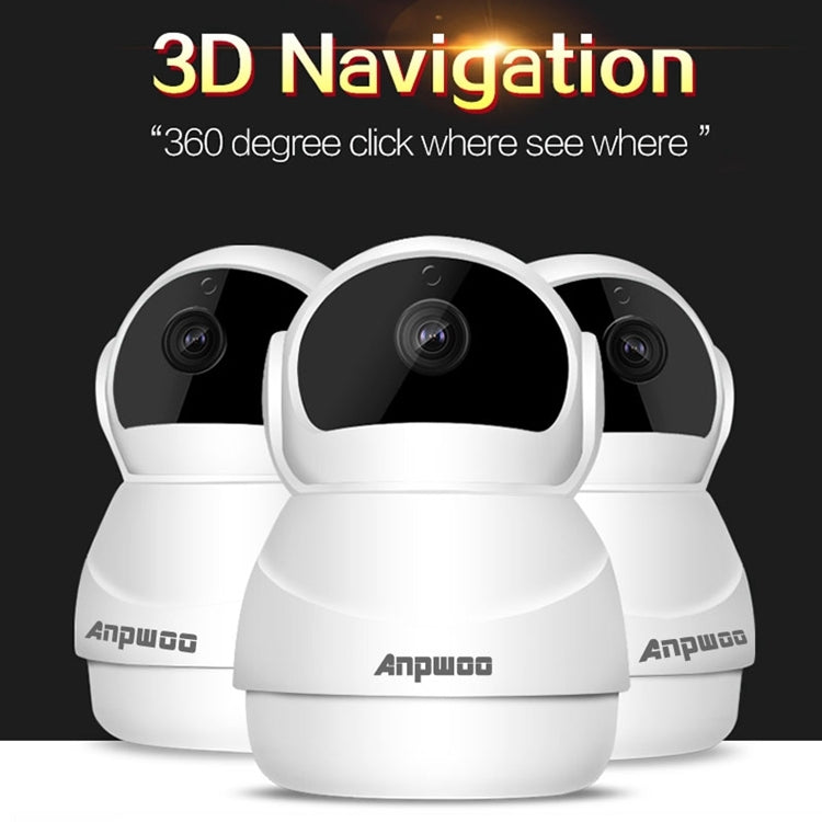 Anpwoo Warrior GM8135+SC2145 1080P HD WiFi IP Camera, Support Motion Detection & Infrared Night Vision & TF Card(Max 128GB), Warrior