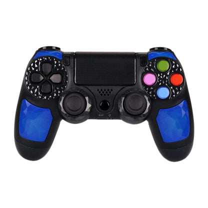 Wireless Bluetooth Diamond Texture Shock Touch Plate Game Handle Controller with Smart Indicator for Sony PS4