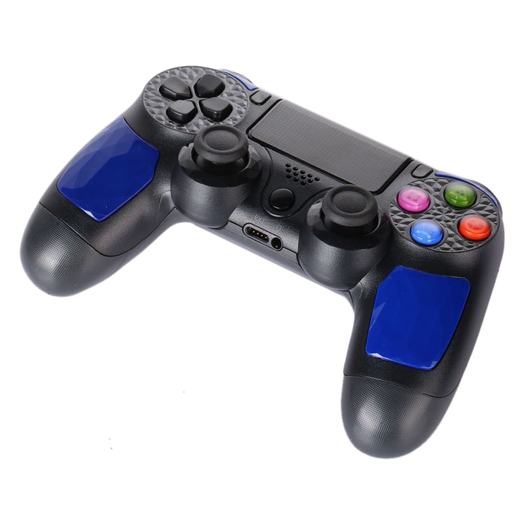 Wireless Bluetooth Diamond Texture Shock Touch Plate Game Handle Controller with Smart Indicator for Sony PS4