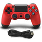 Wired Game Controller for Sony PS4, Blue, Red, White, Black, Gold, Silver