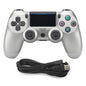 Wired Game Controller for Sony PS4, Blue, Red, White, Black, Gold, Silver