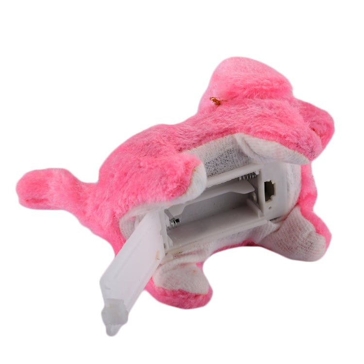 2 PCS Plush Puppy Electric Toys Can Will Move Forward / Will Backwards / Sounding and Luminous Eyes, Single Color