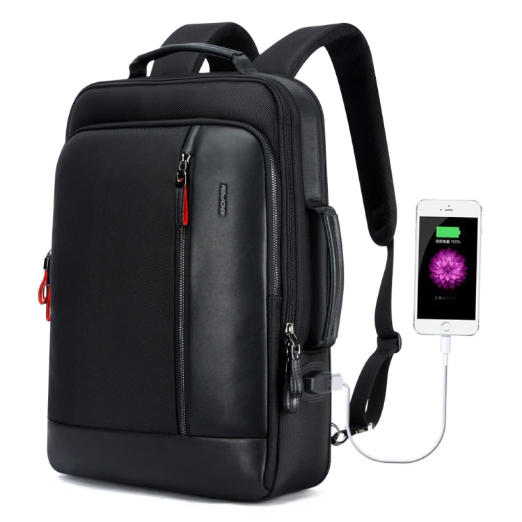 Bopai 751-006641 Large Capacity Business Fashion Breathable Laptop Backpack with External USB Interface, Size: 30 x 15 x 44cm, 751-006641