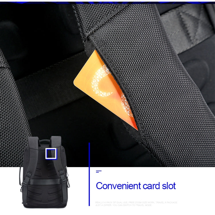 Bopai 751-006641 Large Capacity Business Fashion Breathable Laptop Backpack with External USB Interface, Size: 30 x 15 x 44cm, 751-006641