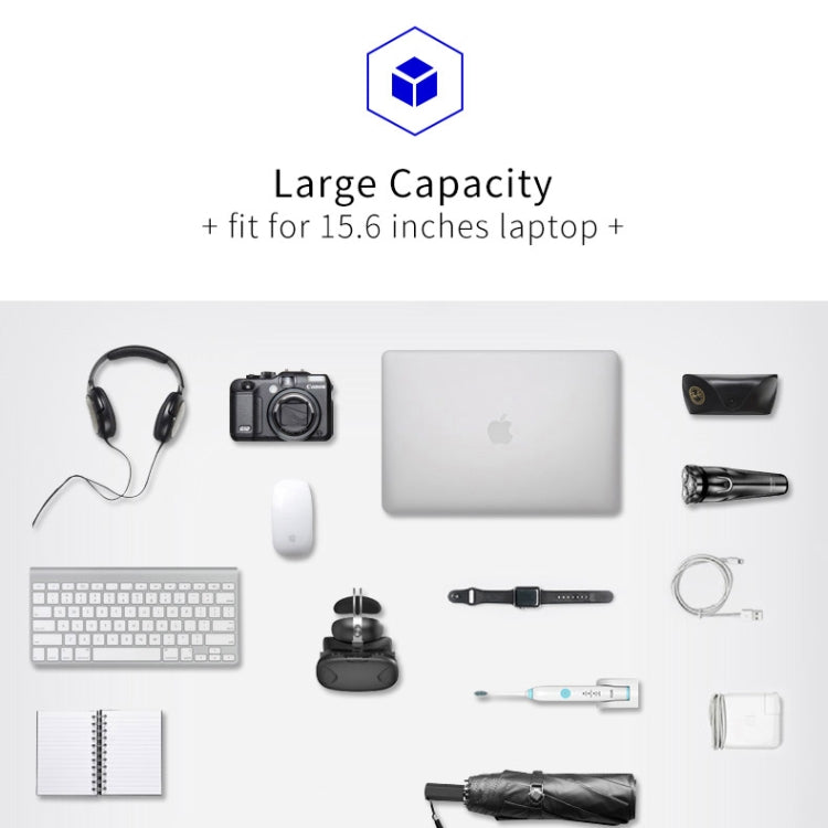 Bopai 851-023331 Ultrathin Anti-theft Waterproof Backpack Laptop Tablet Bag for 14 inch and Below, 851-023331